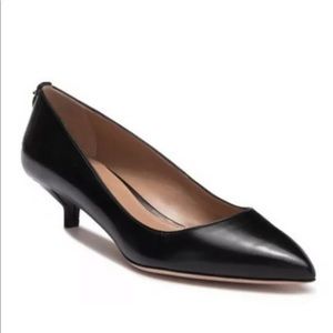 Hugo Boss Women’s Pointed Kitten Pump -Black-